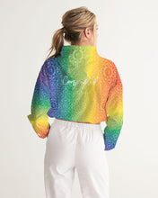 Load image into Gallery viewer, The Spectrum Athleisure Collection Women&#39;s Cropped Windbreaker

