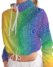 Load image into Gallery viewer, The Spectrum Athleisure Collection Women&#39;s Cropped Windbreaker
