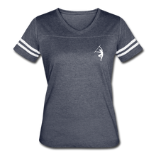 Load image into Gallery viewer, Warrior - Women’s Vintage Sport T-Shirt - vintage navy/white
