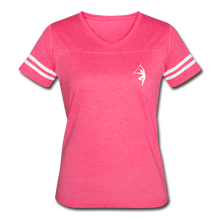 Load image into Gallery viewer, Warrior - Women’s Vintage Sport T-Shirt - vintage pink/white

