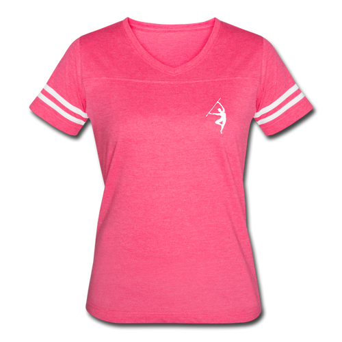 Warrior - Women’s Vintage Sport T-Shirt - vintage pink/white