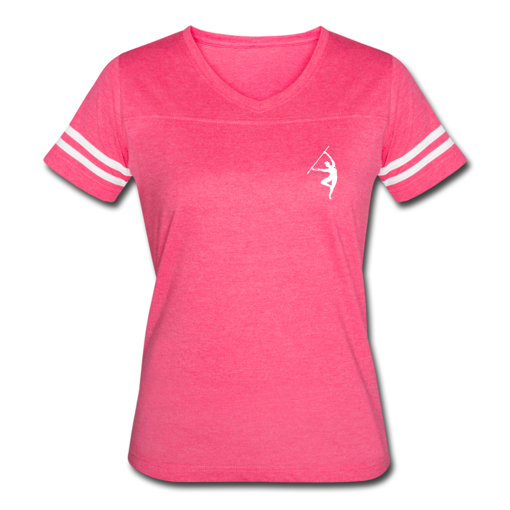 Warrior - Women’s Vintage Sport T-Shirt - vintage pink/white