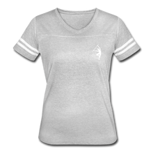 Load image into Gallery viewer, Warrior - Women’s Vintage Sport T-Shirt - heather gray/white
