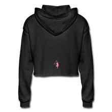 Load image into Gallery viewer, Warrior - Women&#39;s Cropped Hoodie - deep heather
